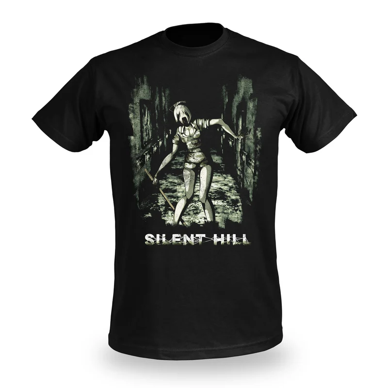 Nurse T-Shirt schwarz für Silent Hill Fans