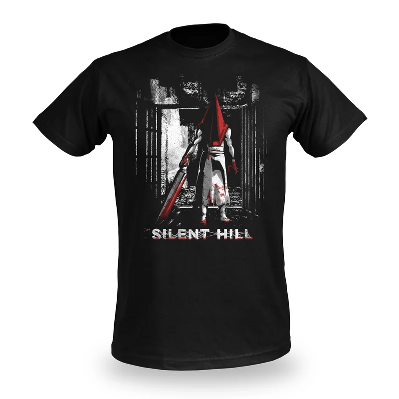 Pyramid Head T-Shirt schwarz für Silent Hill Fans