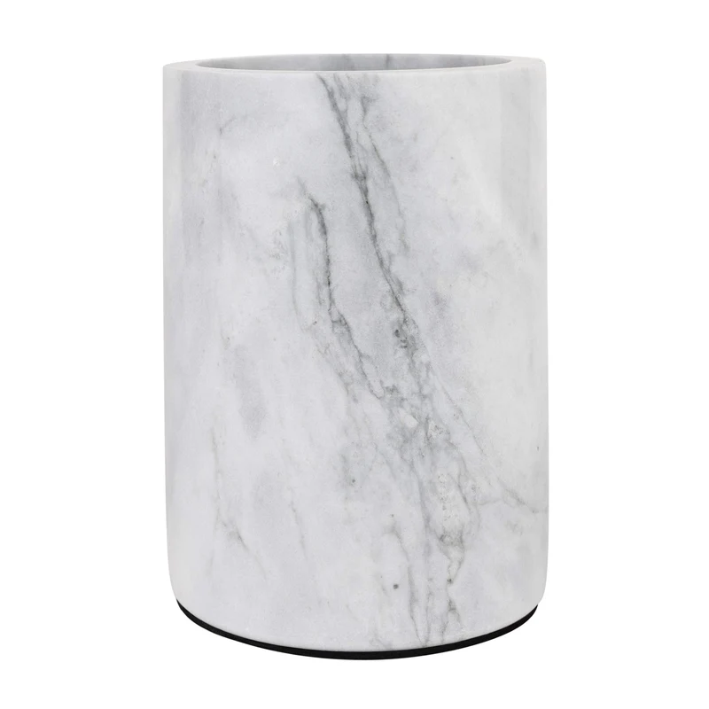 Homeries Marble Wine Chiller Bucket - Wine & Champagne Cooler for Parties, Dinner – Keep Wine & Beverages Cold, Wine Chillers for Bottles – Holds Any 750ml Bottle - Ideal Gift for Wine Enthusiasts