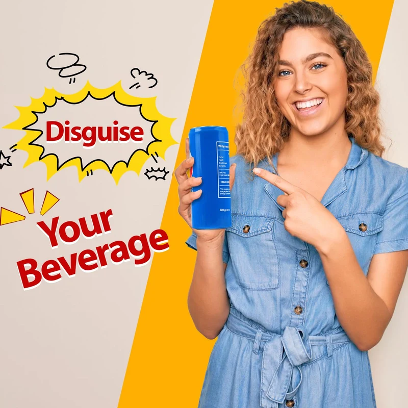 Silicone Can Covers that Look Like Soda for 12 oz Skinny Cans (4-Pack), Beer Cozy as Gifts, Reusable Seltzer Sleeves for Outdoor, Golf, and Parties (12 oz / 355 ml Slim Drink Covers, Mixed Color)