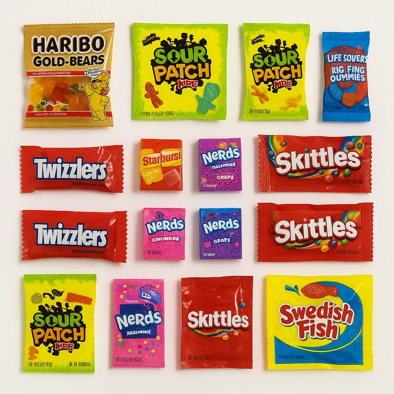 21 Assorted Mini Candy Bundle
