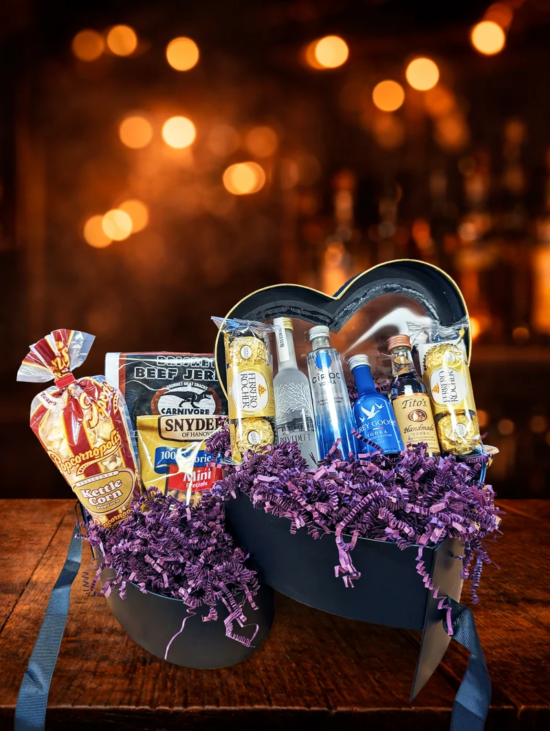 Black Vodka Heart - Valentine's Day Gift
