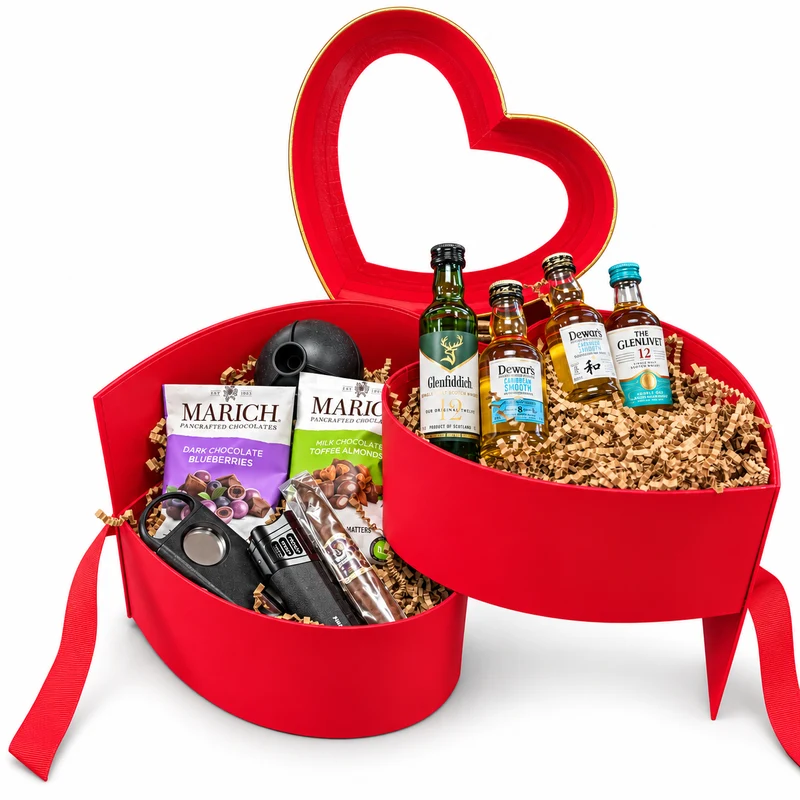 Scotch Heart - Valentine's Day Gift Basket for Men