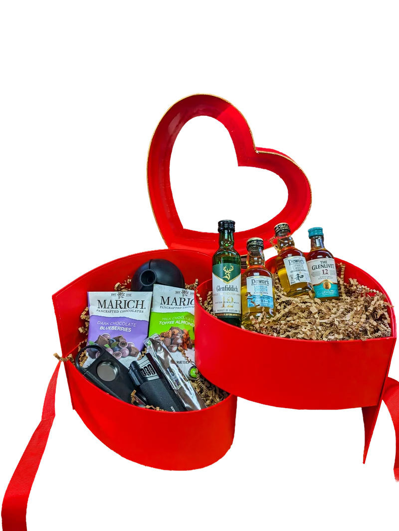 Scotch Heart - Valentine's Day Gift Basket for Men