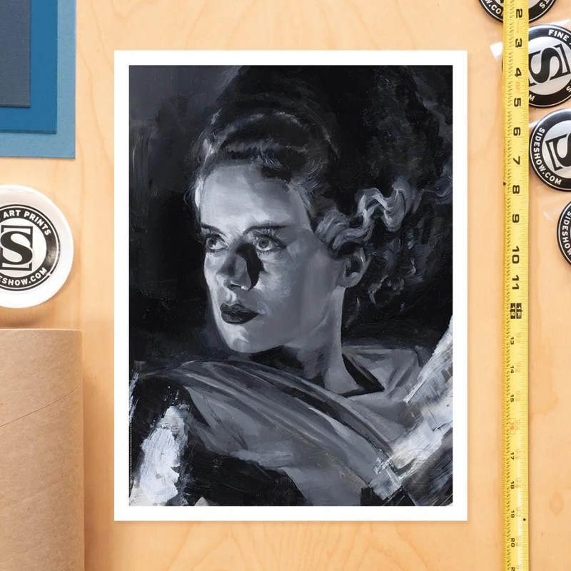 Frankensteins Braut Kunstdruck Bride of Frankenstein by