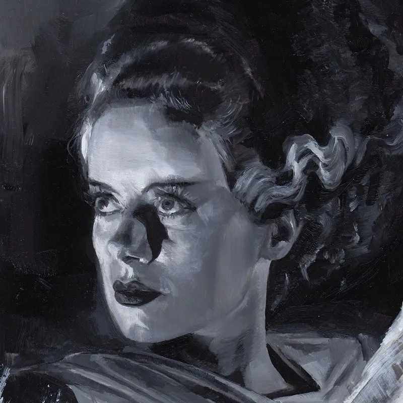 Frankensteins Braut Kunstdruck Bride of Frankenstein by