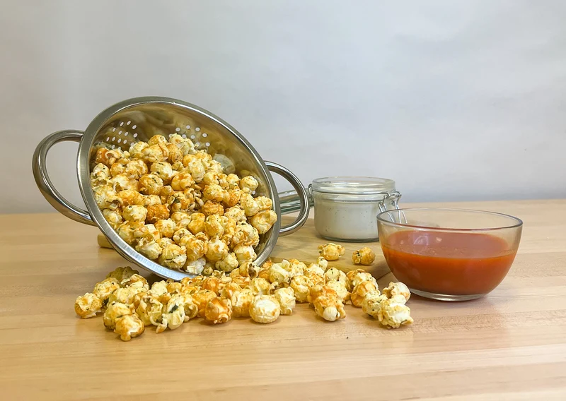 Campbell's Sweets Factory Beer Cheddar, Buffalo Ranch, & Nacho Jalapeno Gourmet Popcorn Flavors - 3 Bag Variety Gift Pack Specialty Popped Popcorn