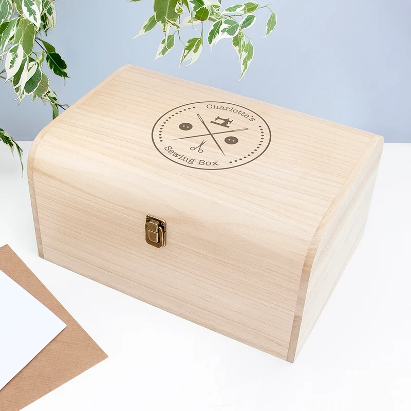 Personalised Personalised Engraved Sewing Chest