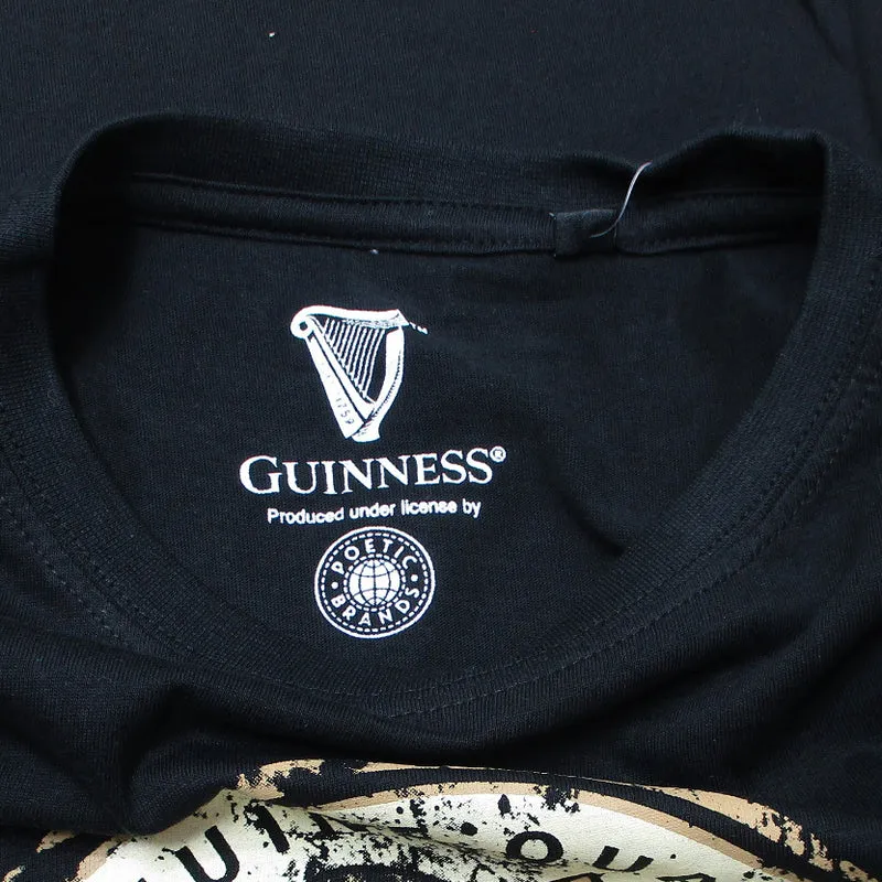 Guinness M Herren T-Shirt Schwarz