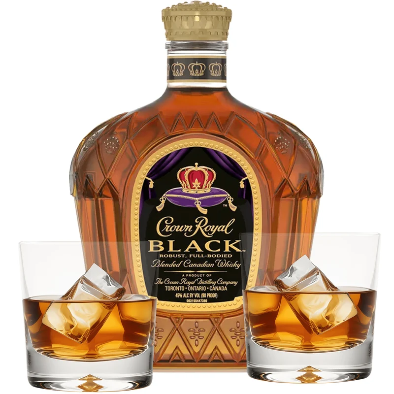 Crown Royal Black Gift Set