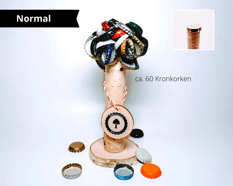 Dat BIERkebäumche | Dein magnetischer Kronkorken-Baum aus Köln | Handgemacht | Hält 100+ Kronkorken | Perfektes Trink- und Party-Spiel