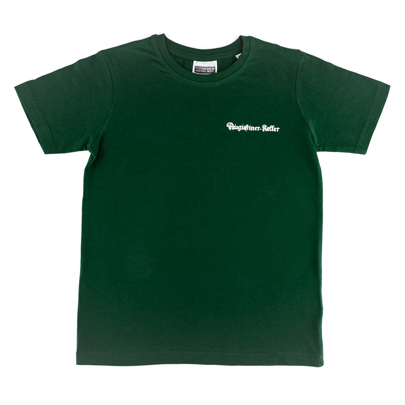 Unisex Kinder T-Shirt "Kellerkind" grün