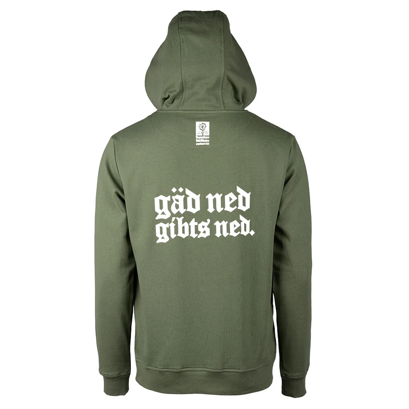 Unisex Hoodie "Gäd ned gibts ned"
