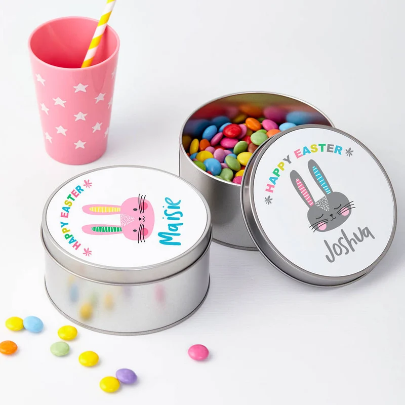 Personalised Personalised Easter Rabbit Treat Tin