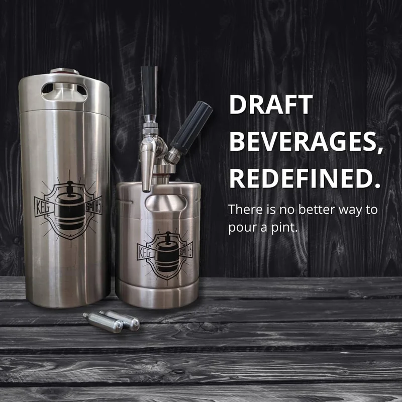 Keg Smiths Keg Kooler - 1 Gallon Keg Kooler Jacket - Keep your Keg Cold Longer
