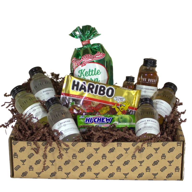 On the Rocks Cocktail Sampler Gift Set BroBox