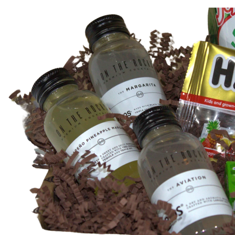 On the Rocks Cocktail Sampler Gift Set BroBox