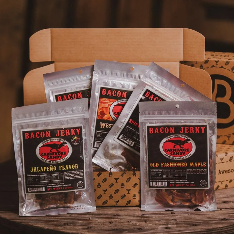 The BBQ Bacon Jerky Gift Set BroBox