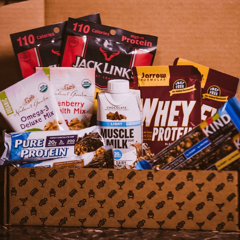 Fitness Gift BroBox Healthy Gift Basket for Men