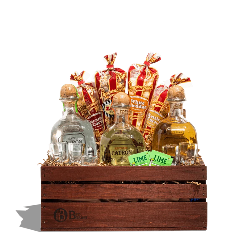 El Jefe - Patron Tequila Sampler Gift Basket