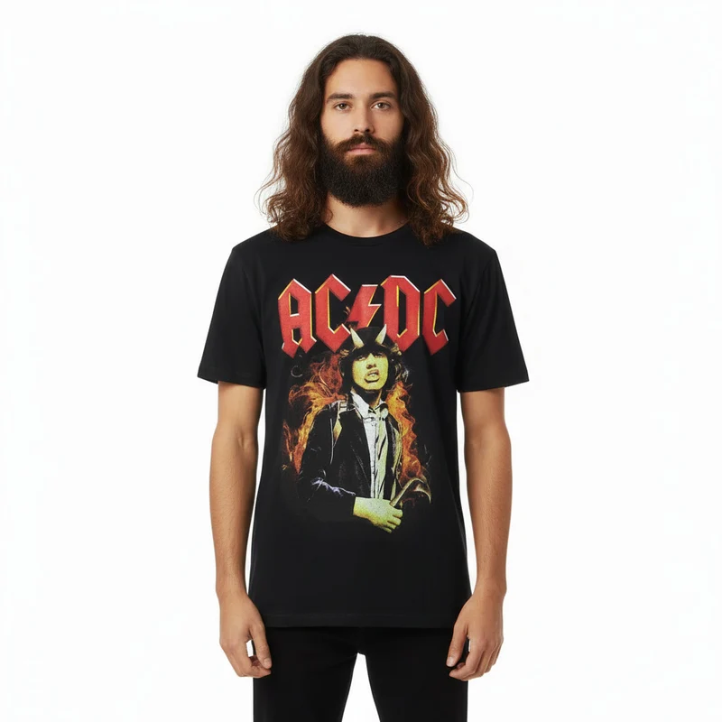 AC/DC T-Shirt – Angus Young | Offizielles Band-Merchandise