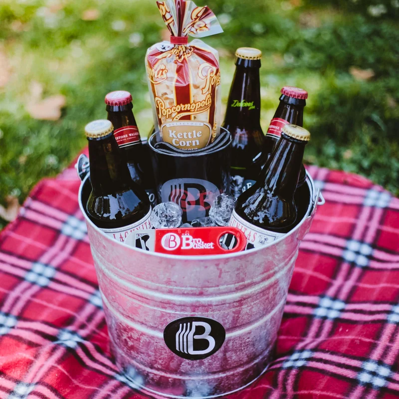 Craft Beer Sampler Bucket Gift Basket
