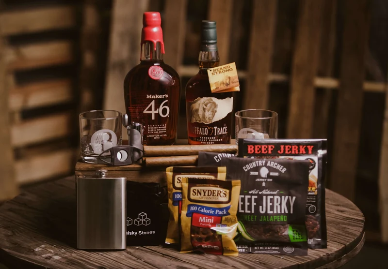The Pride Of Kentucky Bourbon Gift Basket for Men