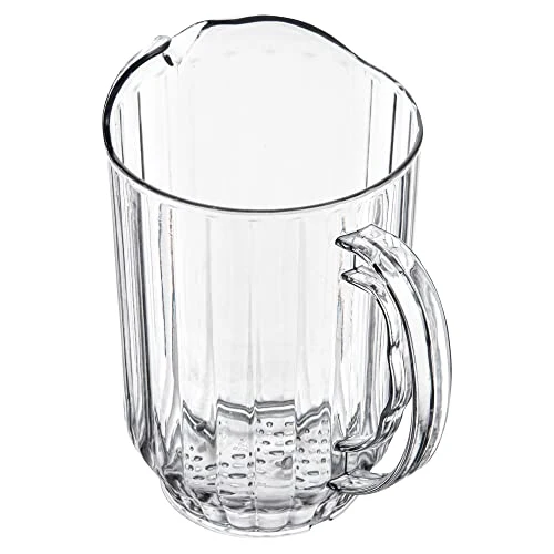 Restaurantware-RW Base 60 Ounce Beer Pitcher, 1 Durable Restaurant Pitcher - Hard Plastic, Serve Soda, Lemonade, Juice, Or Sangria, Clear Plastic Water Glass, For Bars, Parties, Or Homes,