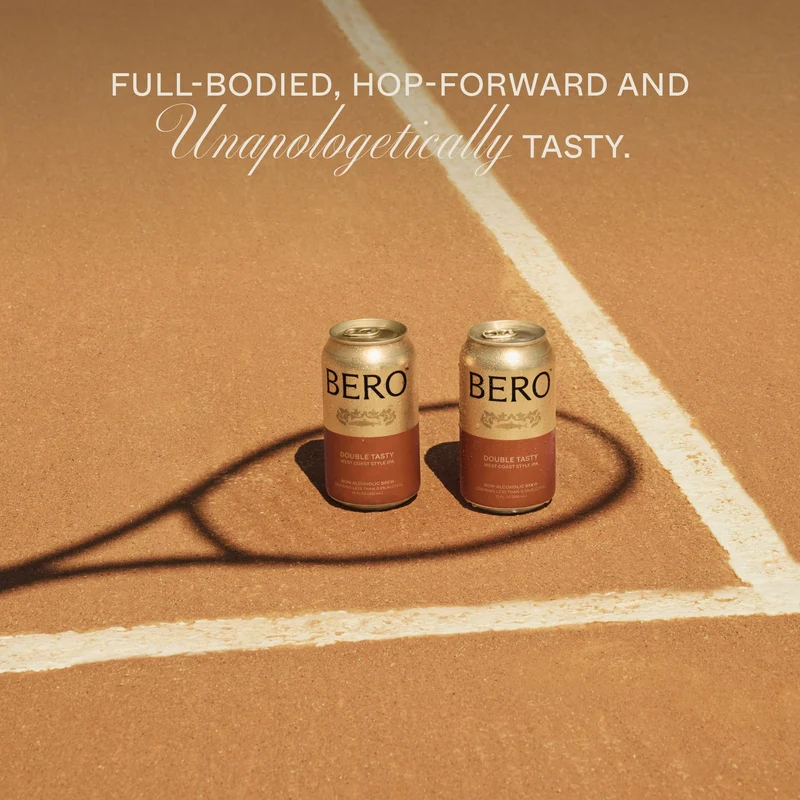 BERO Variety Pack Non-Alcoholic Beer, Non-Alcoholic Craft Ale, Hoppy IPA Style Craft Brew, NA Beer by Tom Holland, Refreshing Alcohol Alternative Beverages for Any Occasion - Pack of 12