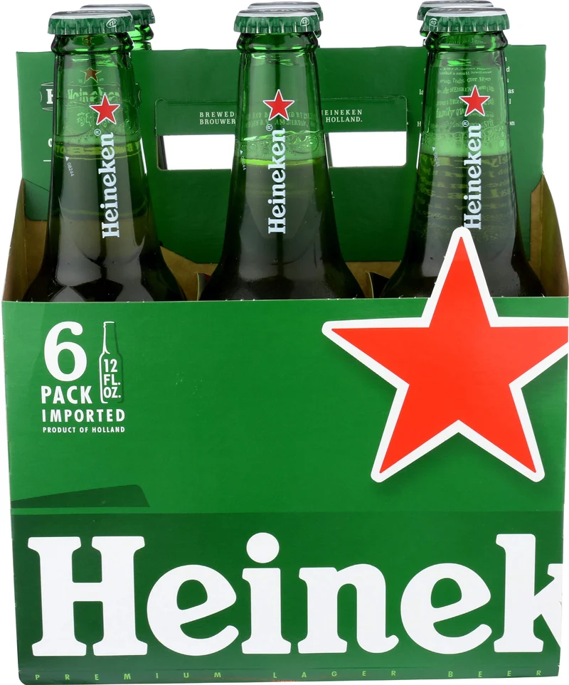 Heineken, 6 Pk, 12 Fl Oz Bottles, 5% Abv