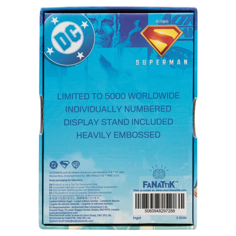 Superman 2025 Metallbarren Last Son of Krypton Limited Edition