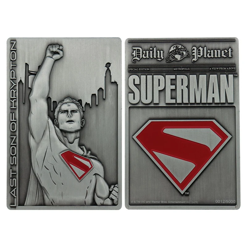 Superman 2025 Metallbarren Last Son of Krypton Limited Edition