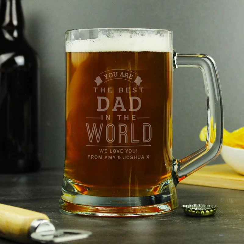 Personalised Best [Insert Word] In The World Pint Beer Stern Tankard