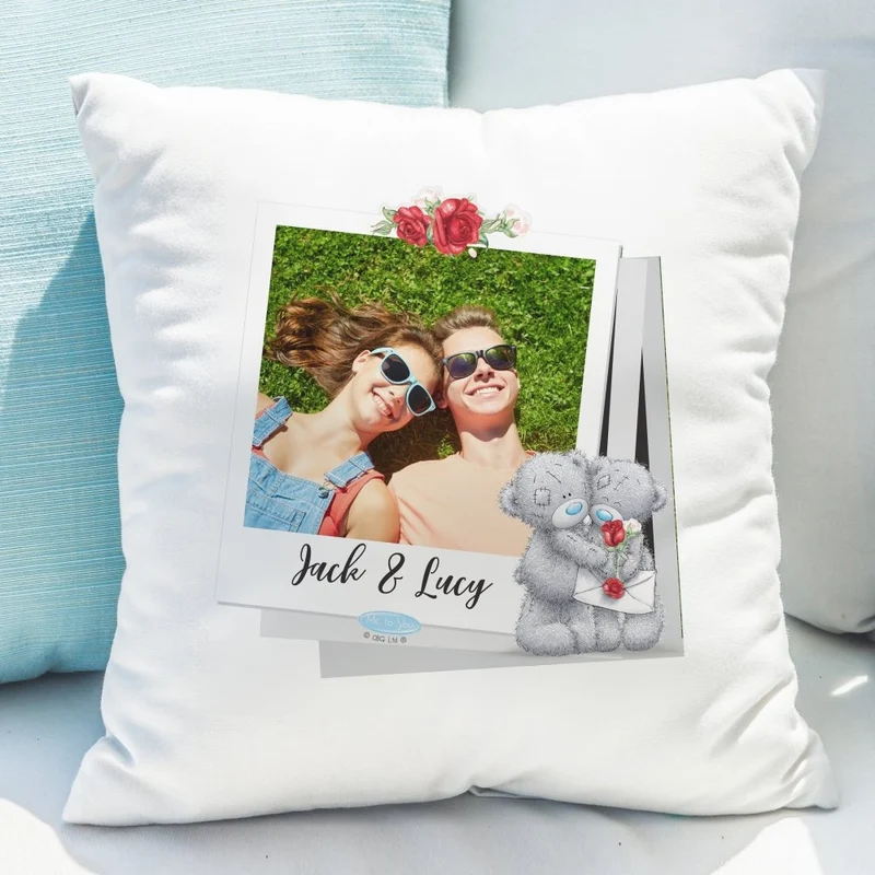 Personalised Me To You Valentines Photo Upload Cushion Cover