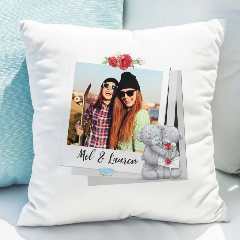 Personalised Me To You Valentines Photo Upload Cushion Cover