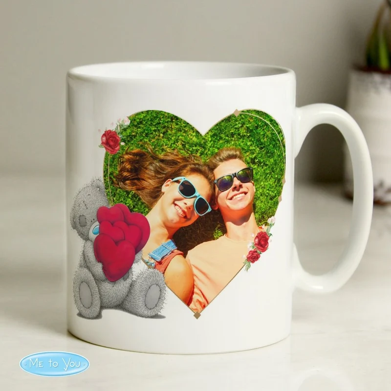 Personalised Me To You Valentines Photo Upload Mug