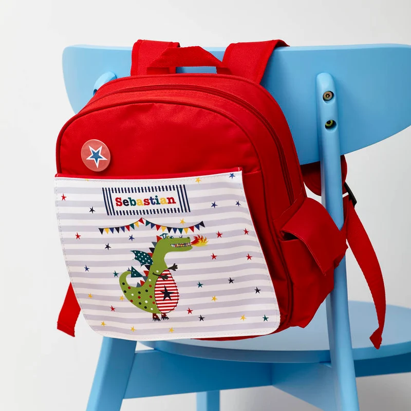 Personalised Personalised Children's Dragon Rucksack