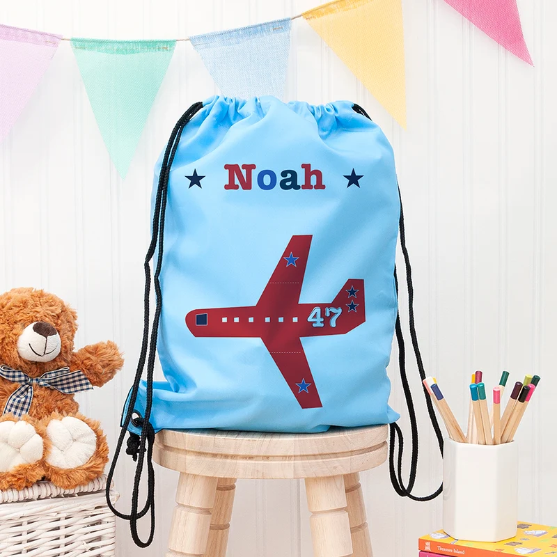 Personalised Personalised Boy's Sky Blue Waterproof Swim Bag