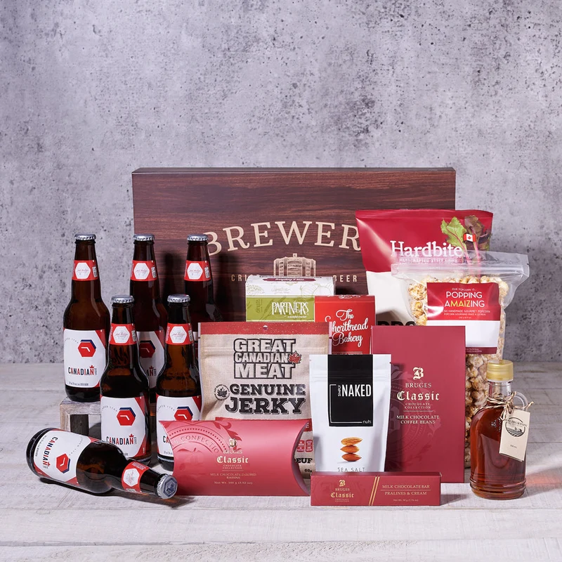 Proudly Canadian Beer Gift Basket