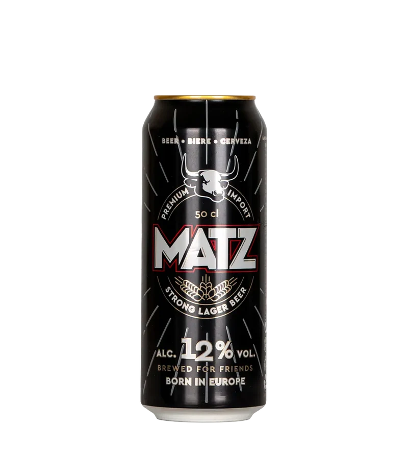 Matz Strong Lager Beer 12% 500ml Can
