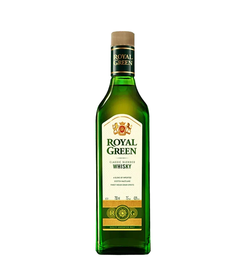 Royal Green Classic Blended Whisky Four Pack 750ml