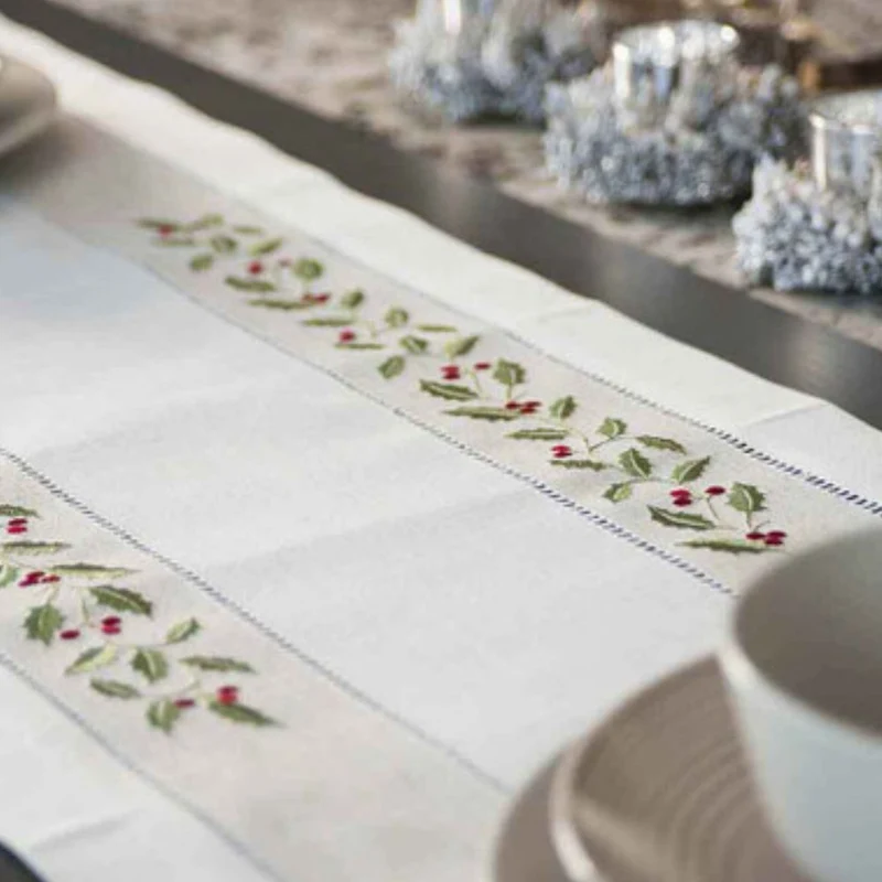 Irish Linen Table Runner & Placemats