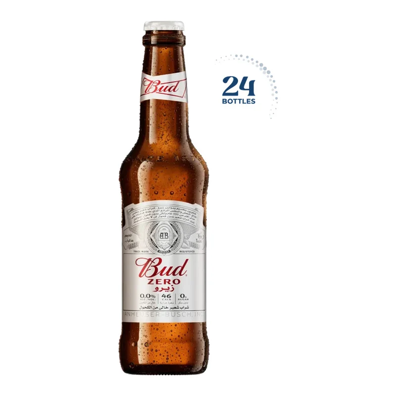 Bud Zero Bottle, Belgium - 24 X 330ML