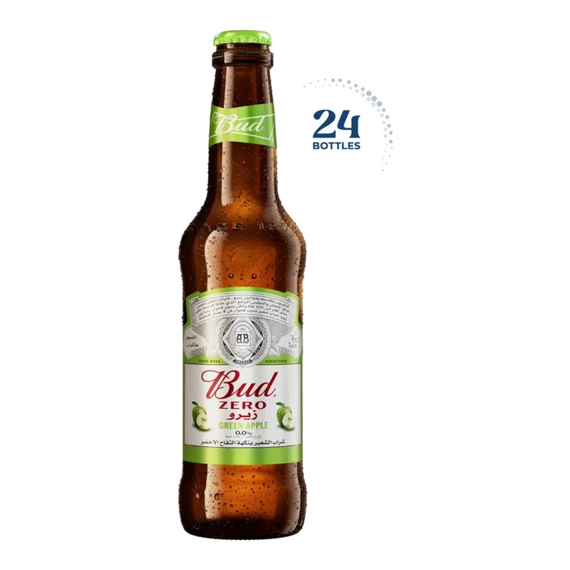 Bud Zero Apple Bottle, Belgium - 24 X 330ML