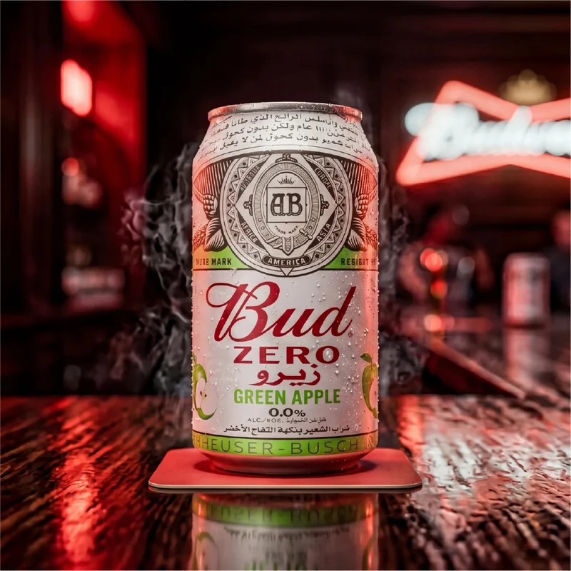 Bud Zero Apple Can, Belgium - 24 X 330ML