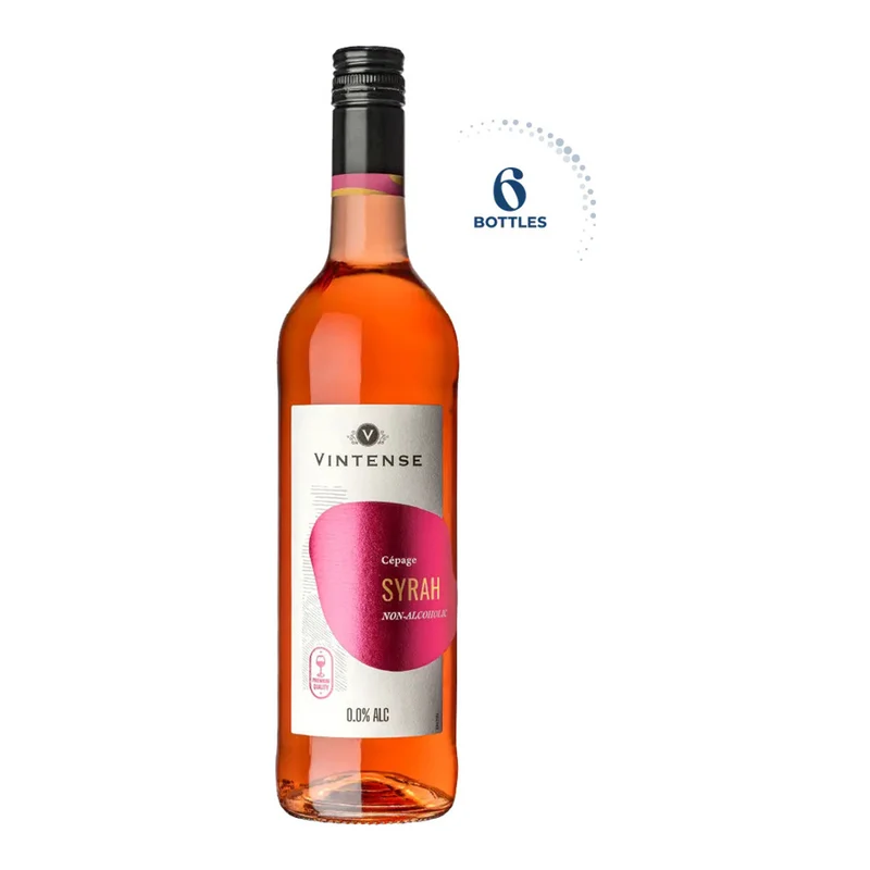 Vintense Cepages Syrah Non-Alcoholic Wine, Belgium - 6 X 750ML