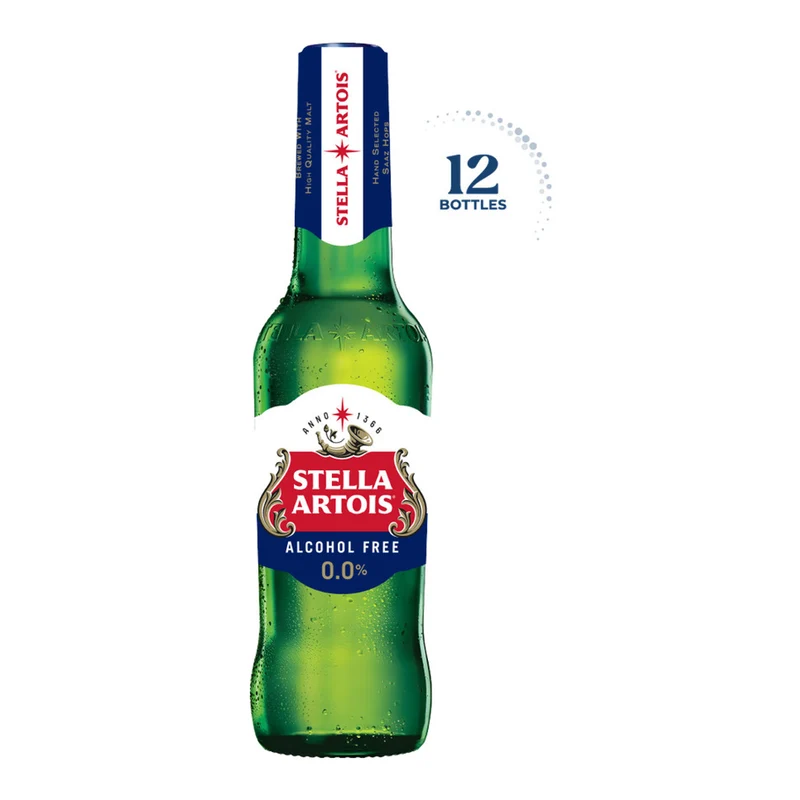Stella Artois 0.0%, Belgium - 1 X 330ML