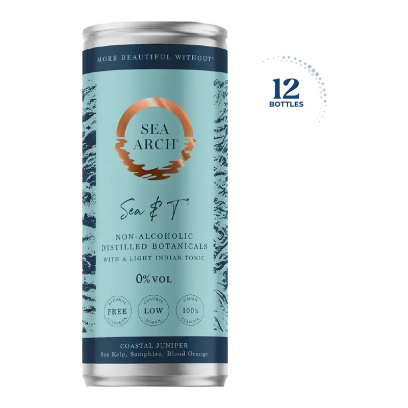 Sea Arch Sea & T Non-Alcoholic Gin & Tonic, UK - 1 X 250ML