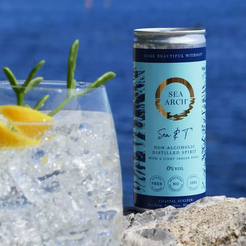 Sea Arch Sea & T Non-Alcoholic Gin & Tonic, UK - 1 X 250ML