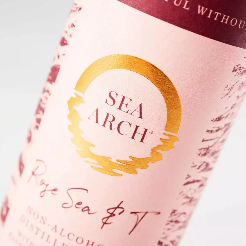 Sea Arch Rose Sea & T Non-Alcoholic Gin & Tonic, UK - 1 X 250ML